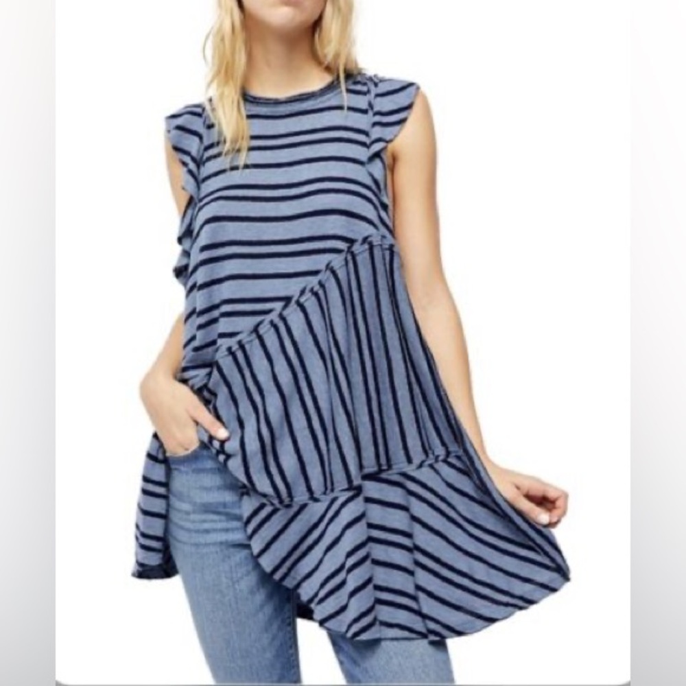 Free People Between The Lines Tunic - SIZE XL